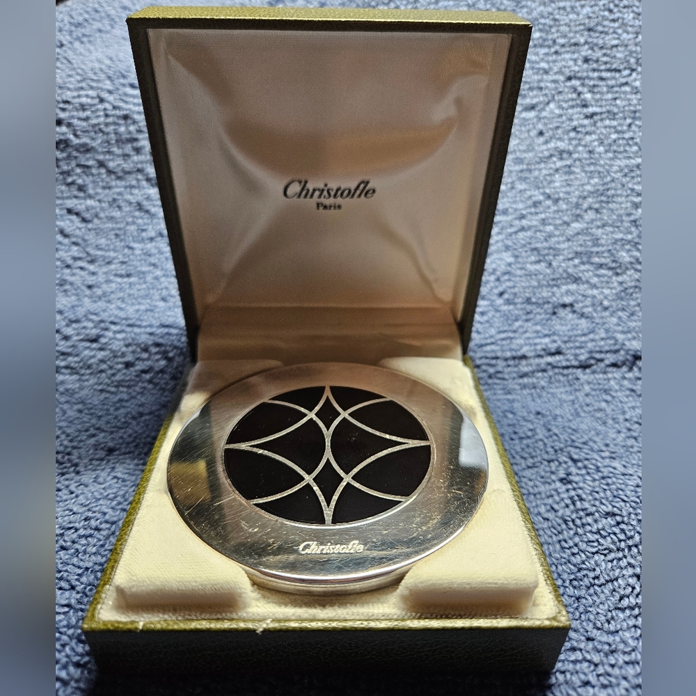 Christofle Talisman Compact Mirror Laque De Chine